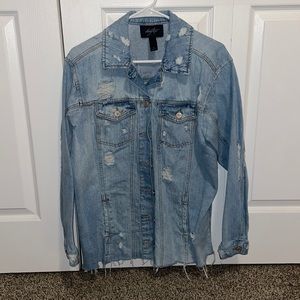 Daytrip distressed jean jacket